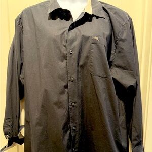 tommy bahama newport coast black buttondown shirt xxxl